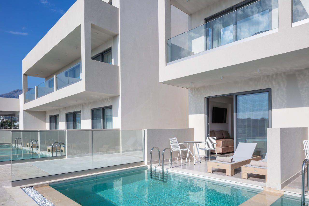 Nima Boutique Hotel (Adults Only) Paralia Kourna Eksteriør billede